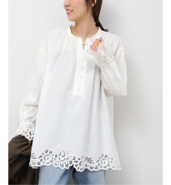 JOURNAL STANDARD relume「《WEB限定追加予約》エンブロイダリーブラウス」|シャツ・ブラウス|