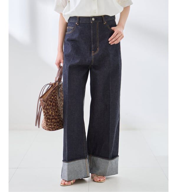 journal standard L'essage「ターンアップデニムパンツ」|デニム|