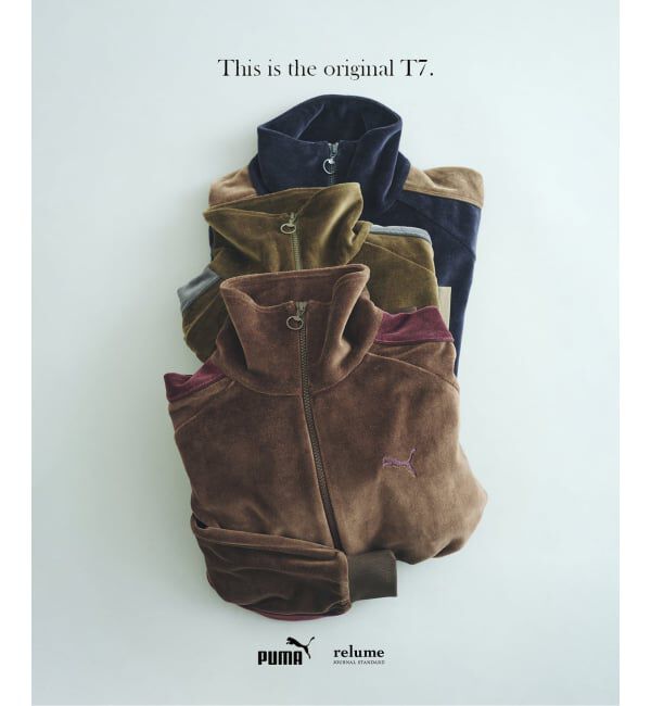 JOURNAL STANDARD relume「《追加カラー予約》PUMA / プーマ 別注 &rdquo;T7&rdquo; ベロア トラックジャケット」|その他|