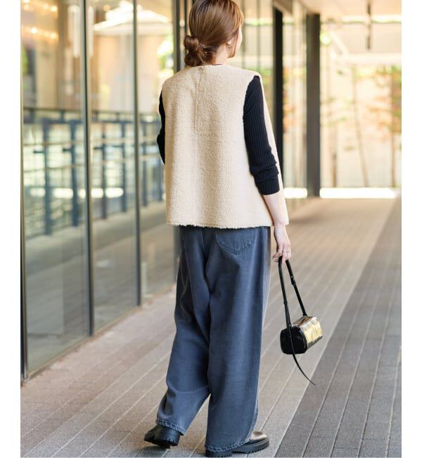 JOURNAL STANDARD relume「《追加予約》リバーシブルフェイクムートンベスト」|ダウンベスト・ベスト|