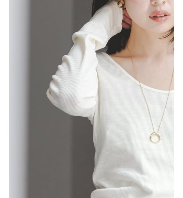 NOBLE「《予約》ウールテレコニュアンスネックプルオーバー」|Tシャツ・カットソー|