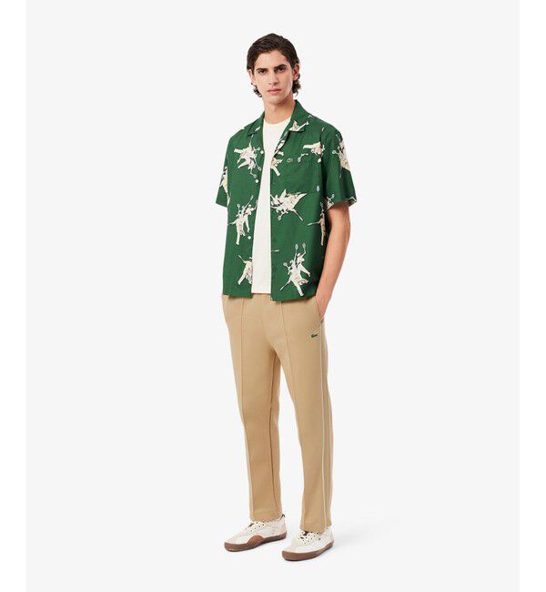 LACOSTE「サイドテーピングダブルフェイススェットパンツ」|その他|
