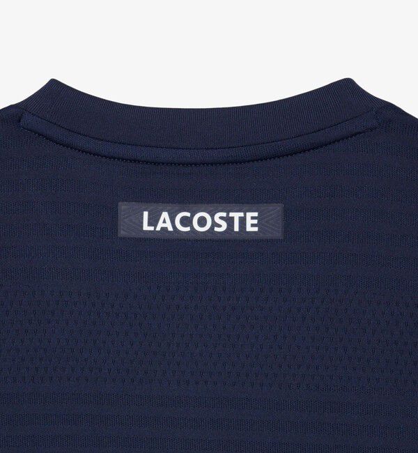 LACOSTE「ウルトラドライコートジャガードTシャツ」|Tシャツ・カットソー|