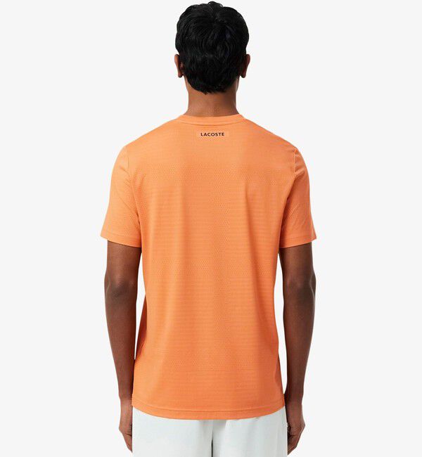 LACOSTE「ウルトラドライコートジャガードTシャツ」|Tシャツ・カットソー|