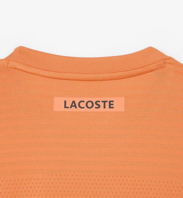 LACOSTE「ウルトラドライコートジャガードTシャツ」|Tシャツ・カットソー|
