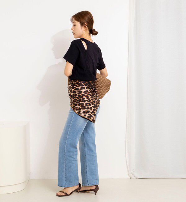 NOLLEY'S「ウォッシャブルバックデザインリブＴシャツ」|Tシャツ・カットソー|