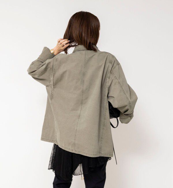 NOLLEY'S「【WEB限定】ウォッシャブルケミカルウォッシュカバーオール」|ブルゾン・スタジャン|