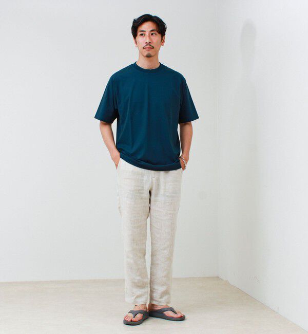 GLOSTER「【接触冷感で快適】アイスカノコ クルーネックTEE」|Tシャツ・カットソー|