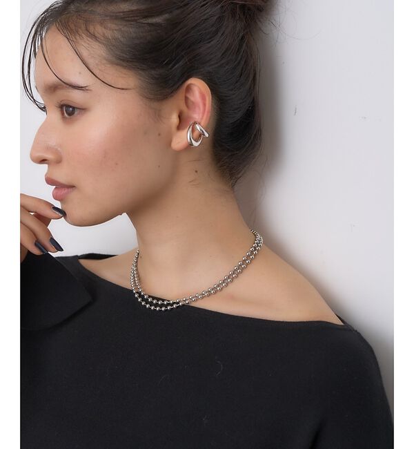 Rouge vif「ボールチェーンロングネックレス」|ネックレス|