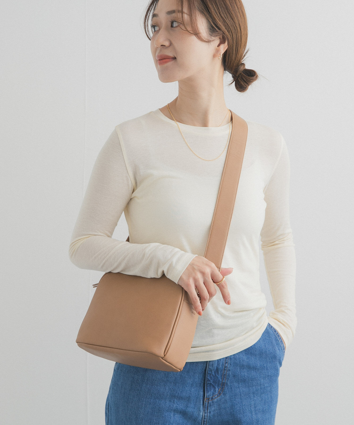 URBAN RESEARCH DOORS「リネン混シアーロングスリーブTシャツ」|Tシャツ・カットソー|