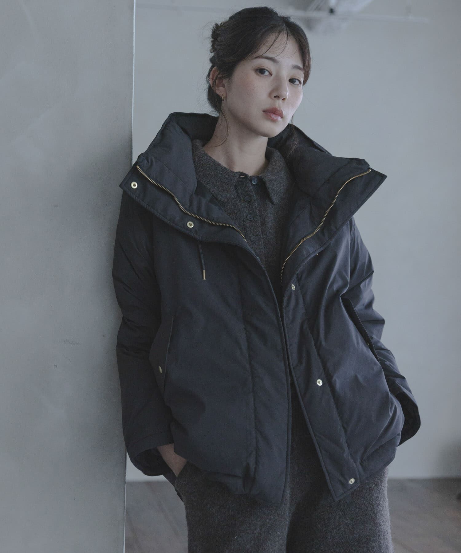 Sonny Label 「撥水2WAYフーディスタンドダウンコート」|ダウン|