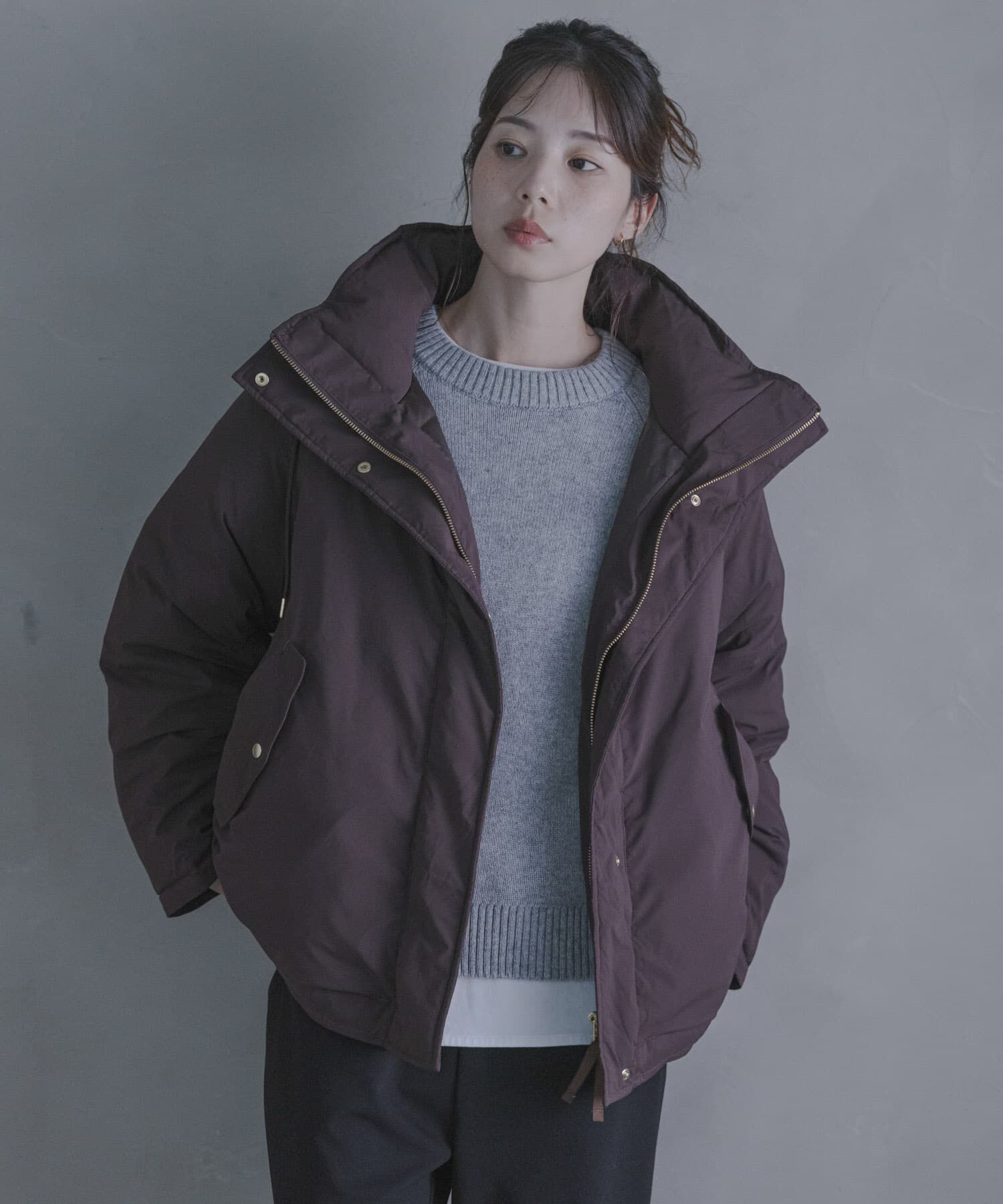Sonny Label 「撥水2WAYフーディスタンドダウンコート」|ダウン|