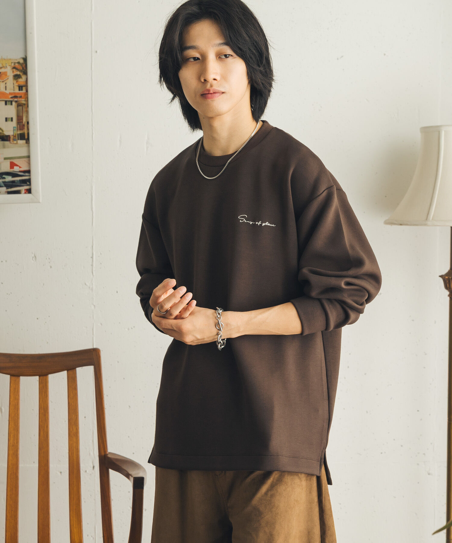SENSE OF PLACE by URBAN RESEARCH「『ｲｰｼﾞｰｹｱ/吸水速乾』ｼｼｭｳﾀﾞﾝﾎﾞｰﾙﾎﾟﾝﾁﾛﾝｸﾞｽ」|Tシャツ・カットソー|