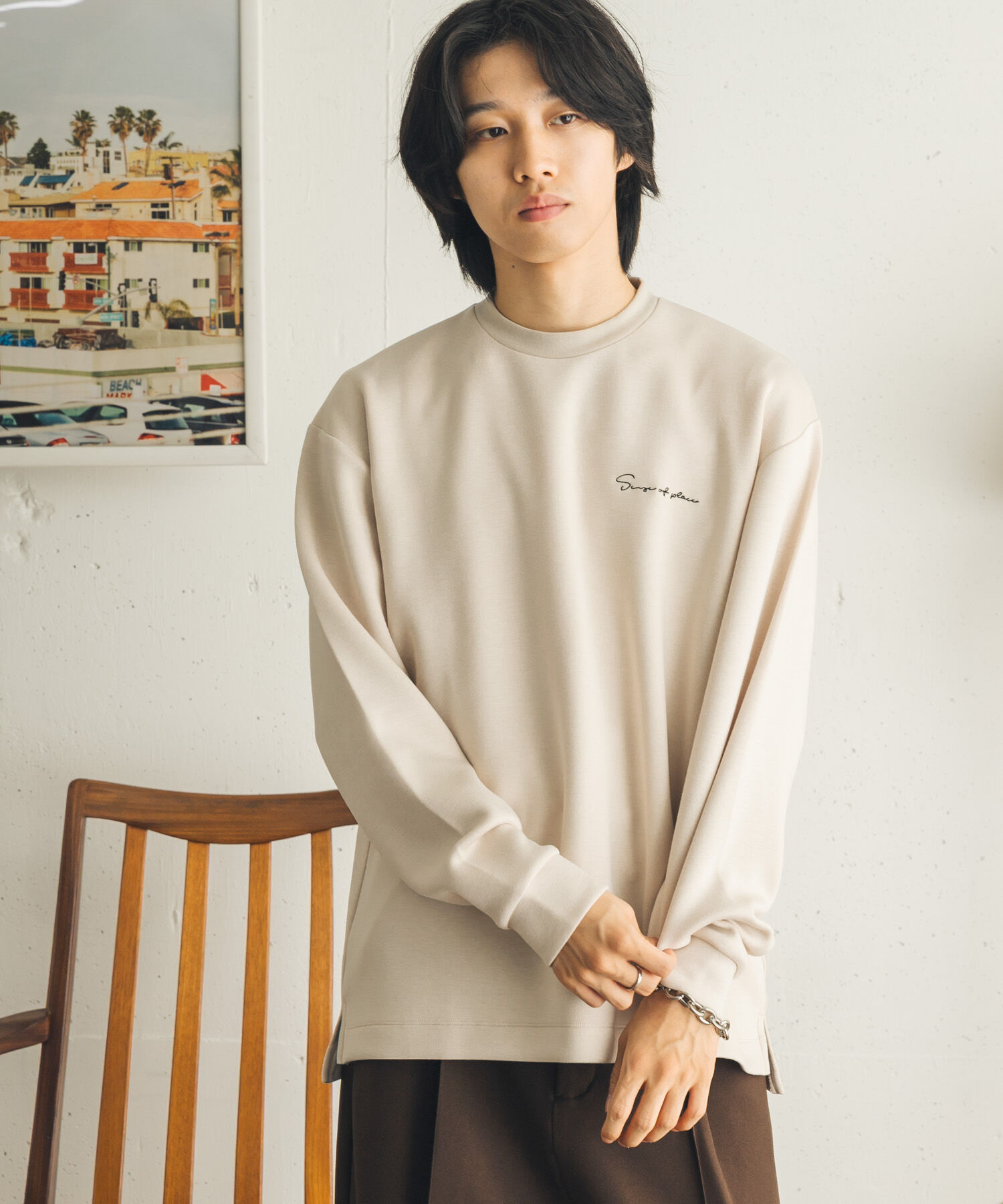 SENSE OF PLACE by URBAN RESEARCH「『ｲｰｼﾞｰｹｱ/吸水速乾』ｼｼｭｳﾀﾞﾝﾎﾞｰﾙﾎﾟﾝﾁﾛﾝｸﾞｽ」|Tシャツ・カットソー|