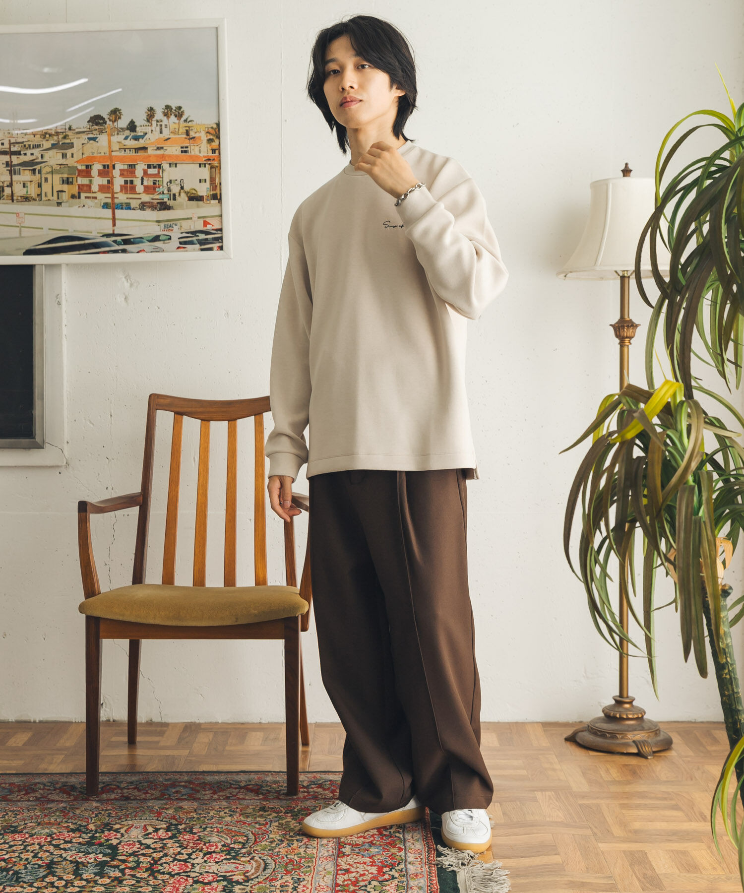 SENSE OF PLACE by URBAN RESEARCH「『ｲｰｼﾞｰｹｱ/吸水速乾』ｼｼｭｳﾀﾞﾝﾎﾞｰﾙﾎﾟﾝﾁﾛﾝｸﾞｽ」|Tシャツ・カットソー|