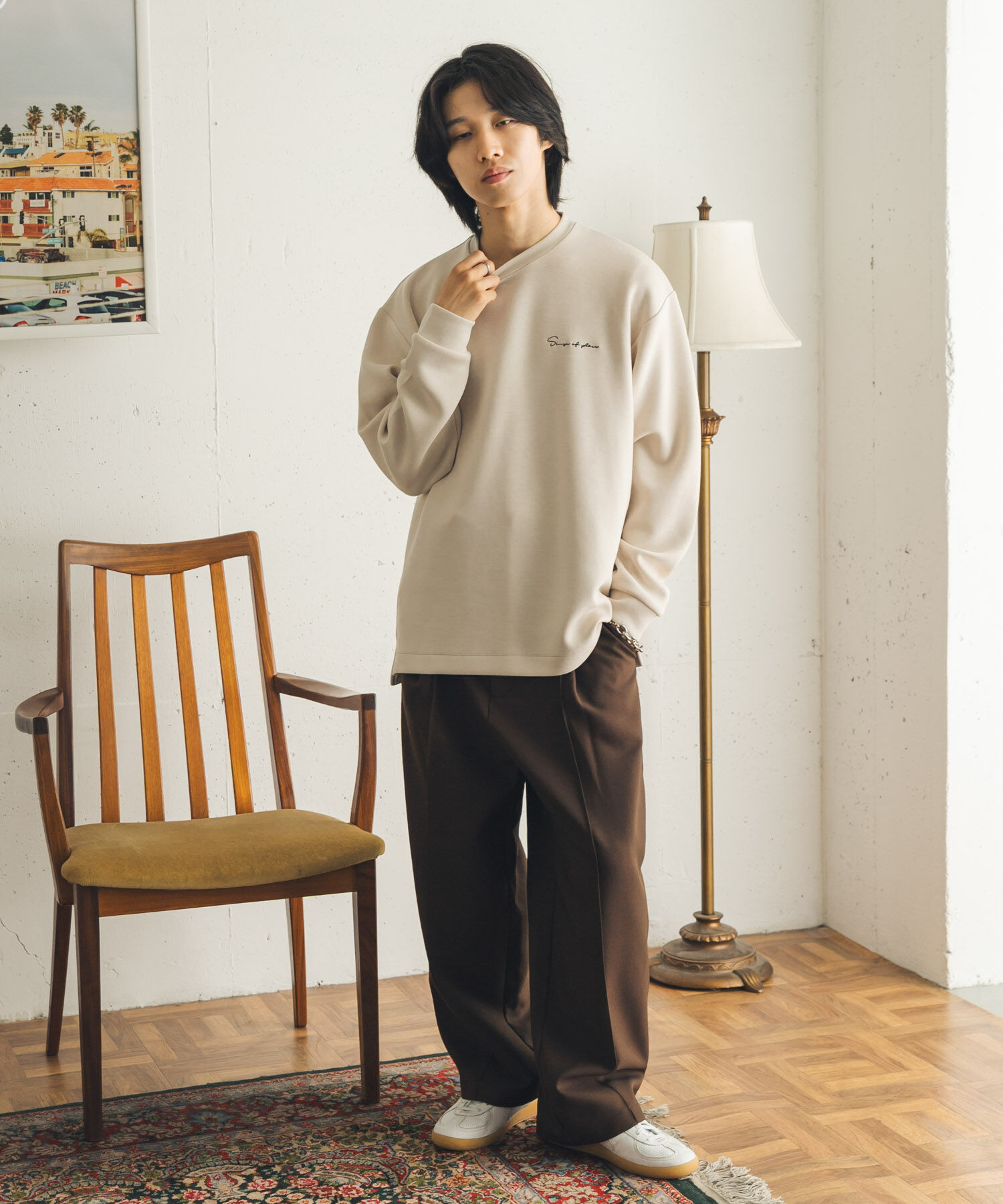 SENSE OF PLACE by URBAN RESEARCH「『ｲｰｼﾞｰｹｱ/吸水速乾』ｼｼｭｳﾀﾞﾝﾎﾞｰﾙﾎﾟﾝﾁﾛﾝｸﾞｽ」|Tシャツ・カットソー|