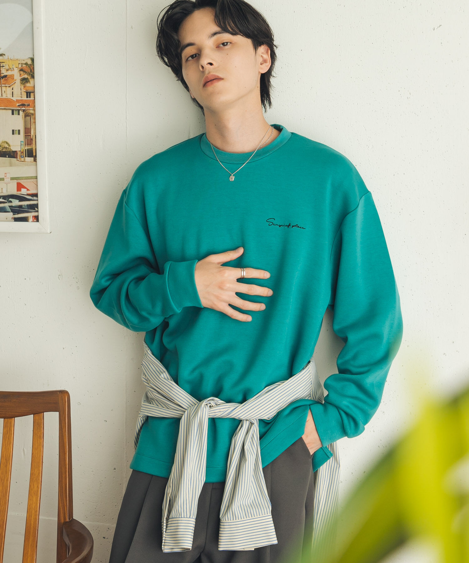 SENSE OF PLACE by URBAN RESEARCH「『ｲｰｼﾞｰｹｱ/吸水速乾』ｼｼｭｳﾀﾞﾝﾎﾞｰﾙﾎﾟﾝﾁﾛﾝｸﾞｽ」|Tシャツ・カットソー|