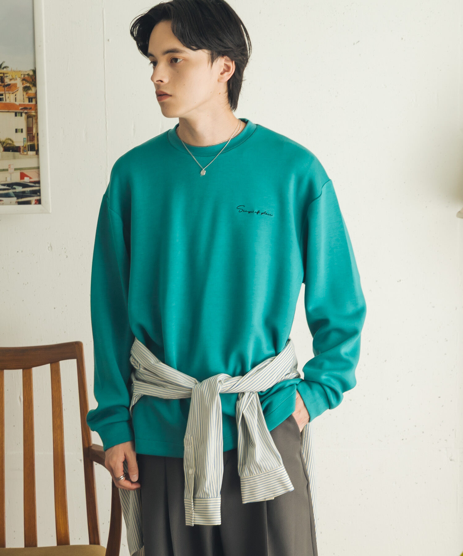SENSE OF PLACE by URBAN RESEARCH「『ｲｰｼﾞｰｹｱ/吸水速乾』ｼｼｭｳﾀﾞﾝﾎﾞｰﾙﾎﾟﾝﾁﾛﾝｸﾞｽ」|Tシャツ・カットソー|