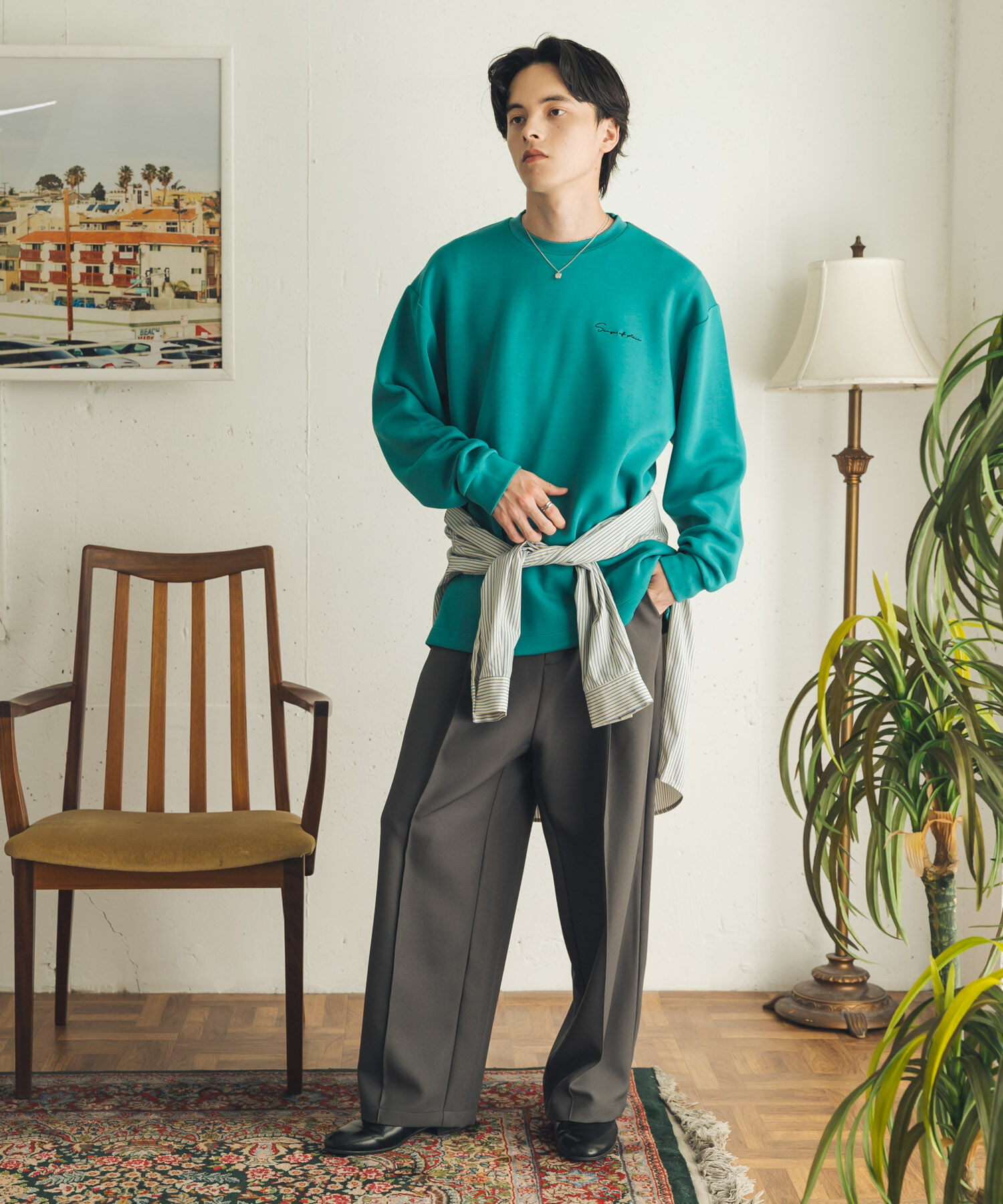 SENSE OF PLACE by URBAN RESEARCH「『ｲｰｼﾞｰｹｱ/吸水速乾』ｼｼｭｳﾀﾞﾝﾎﾞｰﾙﾎﾟﾝﾁﾛﾝｸﾞｽ」|Tシャツ・カットソー|