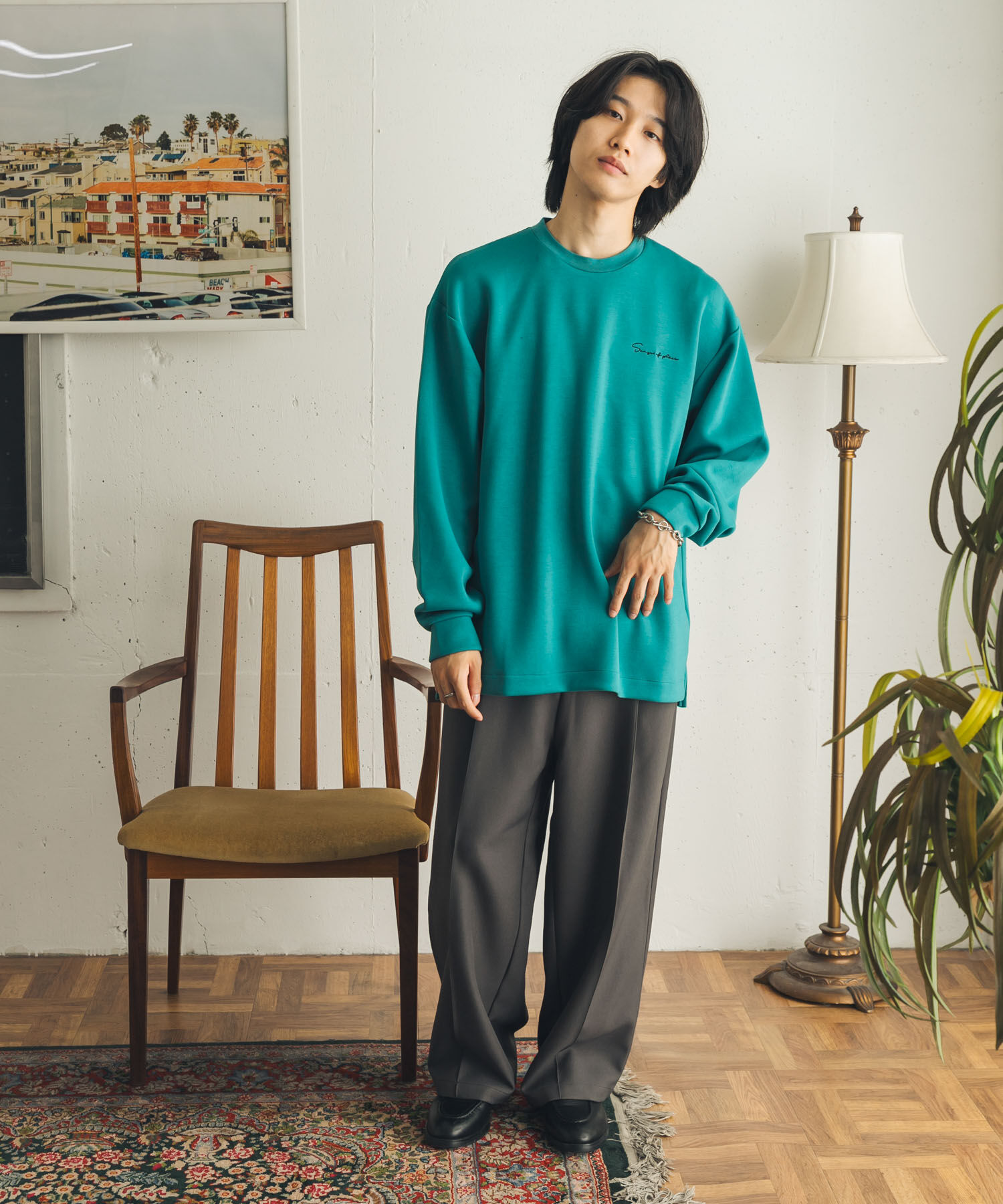 SENSE OF PLACE by URBAN RESEARCH「『ｲｰｼﾞｰｹｱ/吸水速乾』ｼｼｭｳﾀﾞﾝﾎﾞｰﾙﾎﾟﾝﾁﾛﾝｸﾞｽ」|Tシャツ・カットソー|
