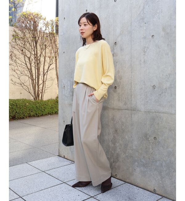  「【吸湿/発熱】裏起毛ツータックパンツ」|その他|