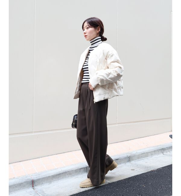  「【吸湿/発熱】裏起毛ツータックパンツ」|その他|