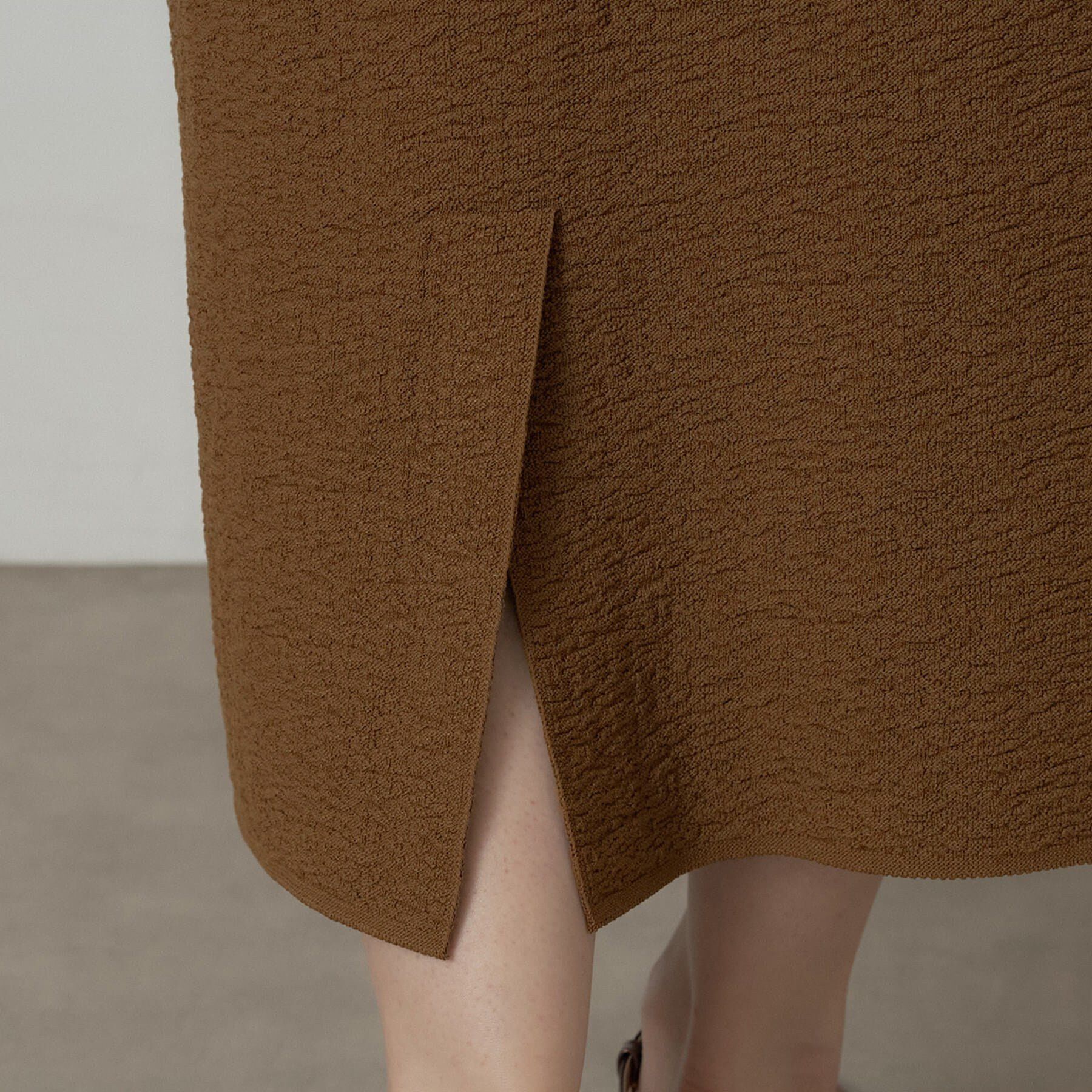 UNTITLED「【セットアップ可】ドライタッチニットスカート」|スカート|