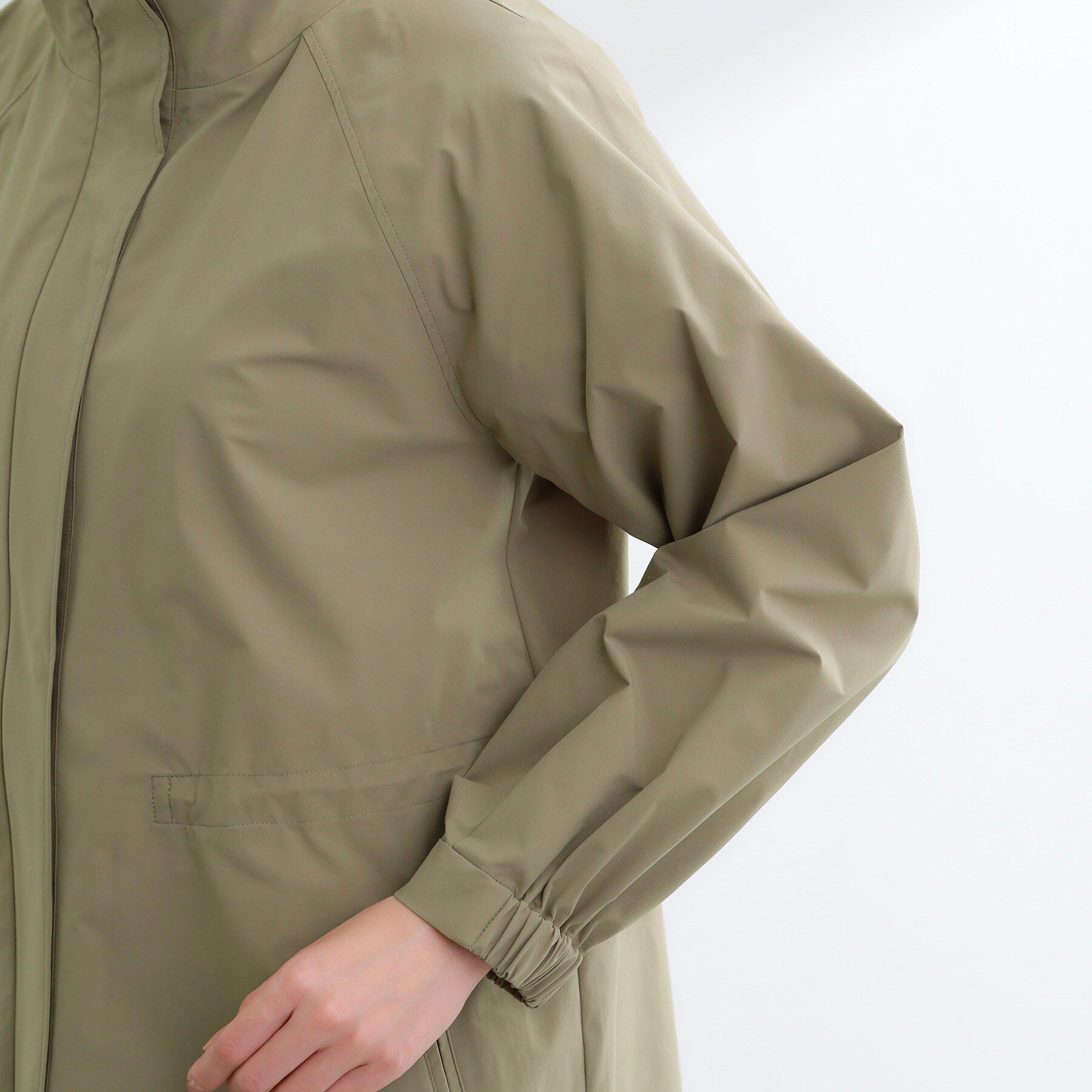 Reflect「【撥水】ストレッチタフタミドル丈スタンドカラーコート」|その他|