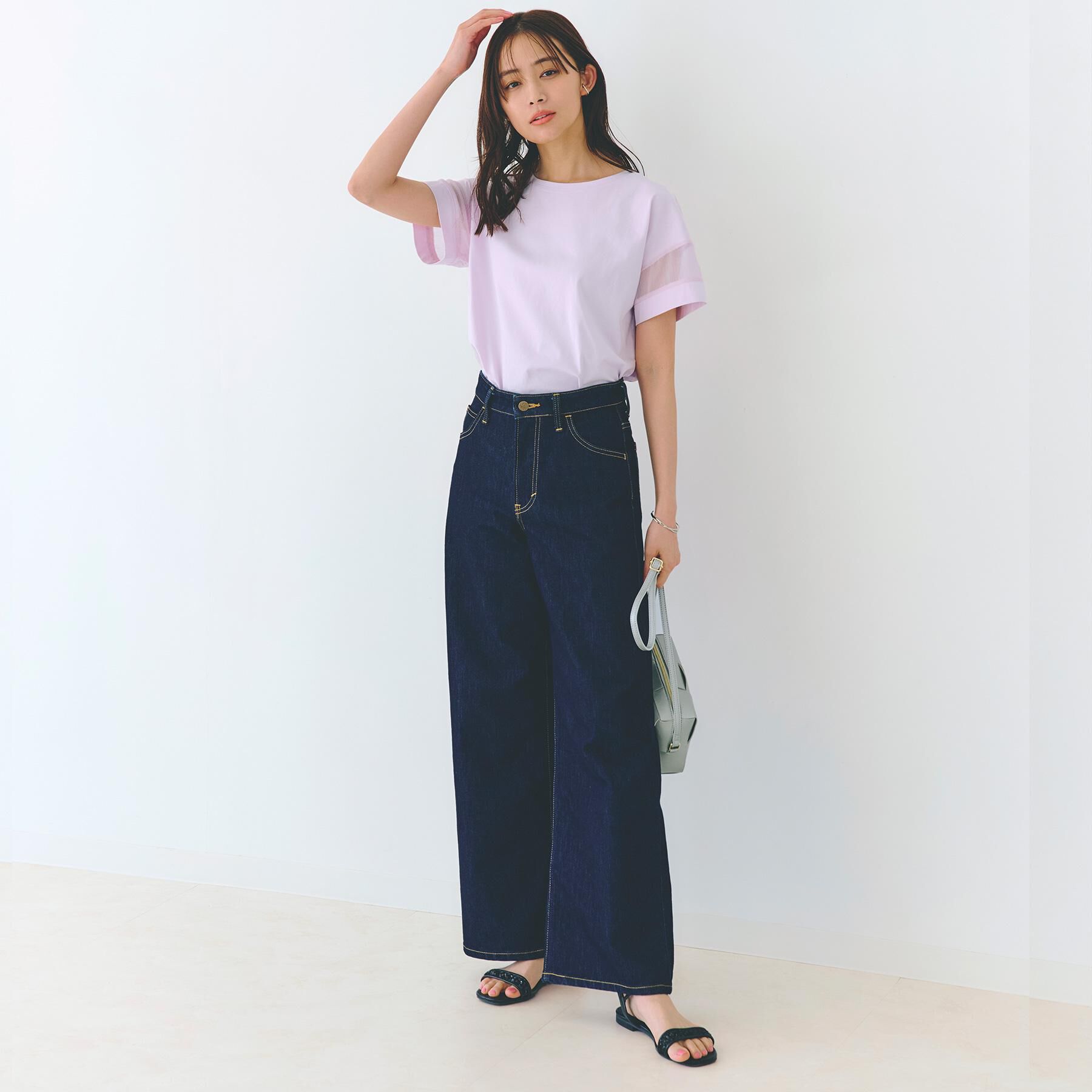 grove「【Lee&times;grove別注】WIDE DENIM PANTS」|デニム|