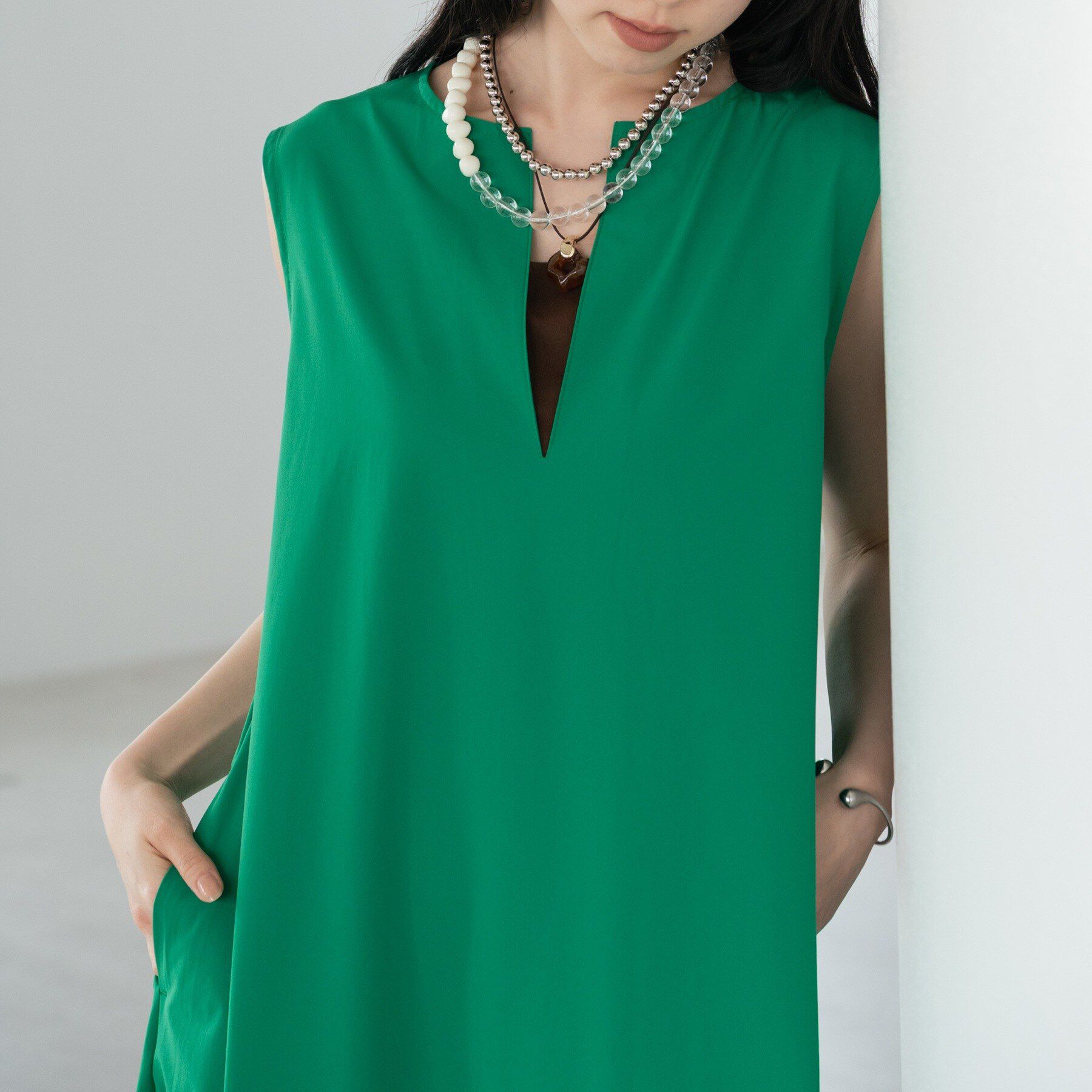 GALLEST「2WAYスキッパーワンピース【再入荷／接触冷感】」|ワンピース|