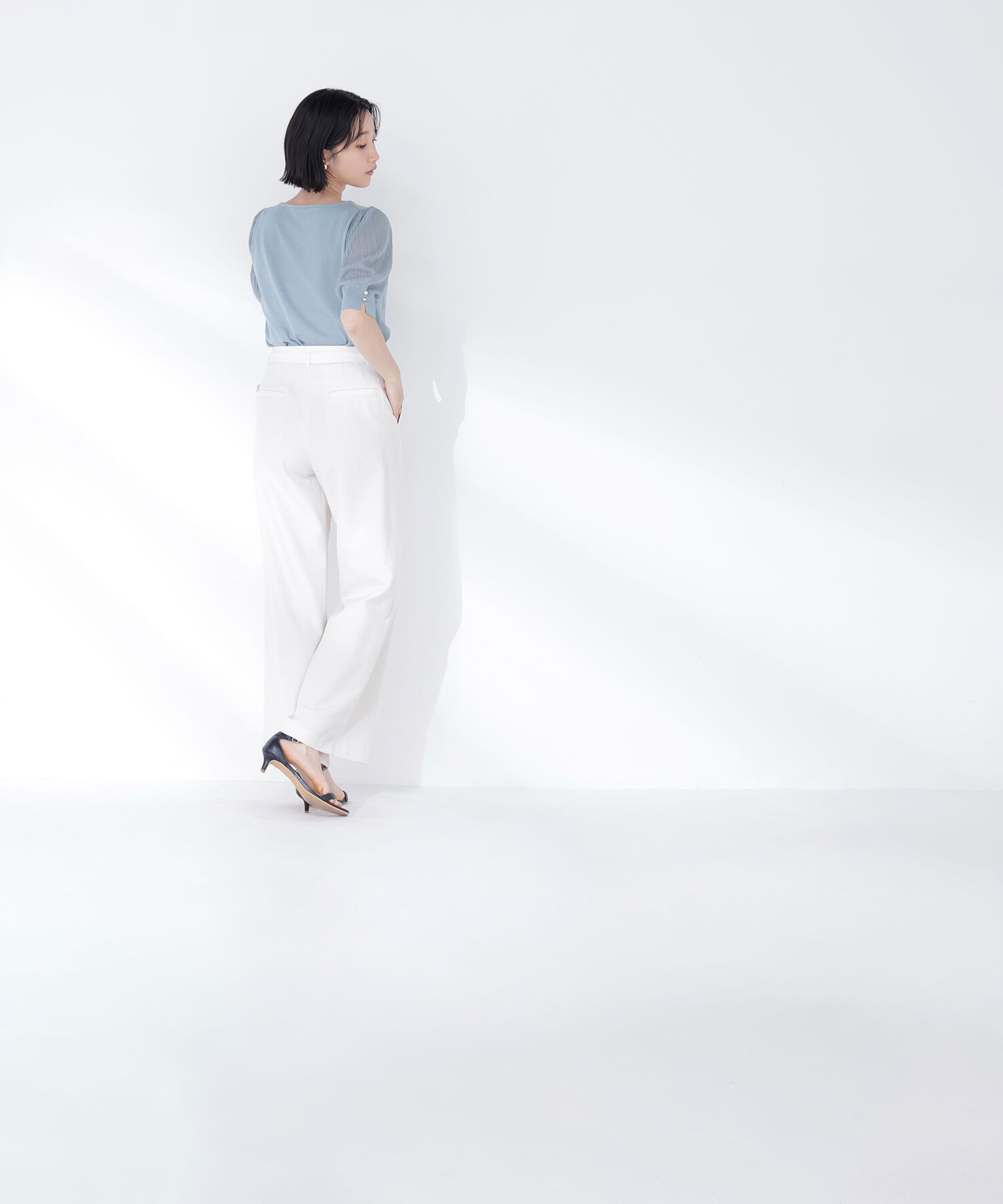  「＜Oggi掲載＞＜骨格ナチュラル＞リネンブレンドパンツ」|その他|