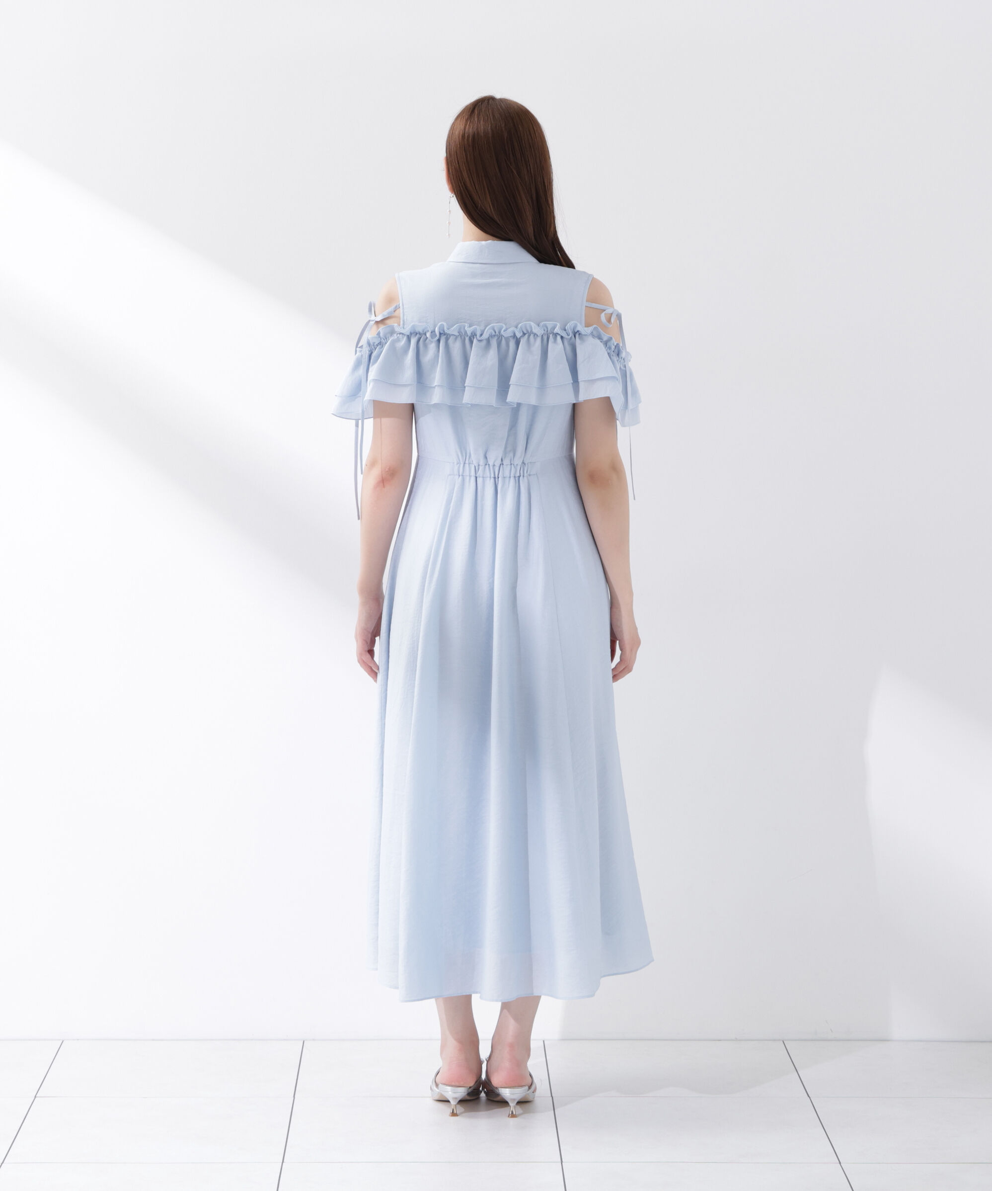 PROPORTION BODY DRESSING「＜EDIT COLOGNE＞フリルシャツワンピース」|ワンピース|