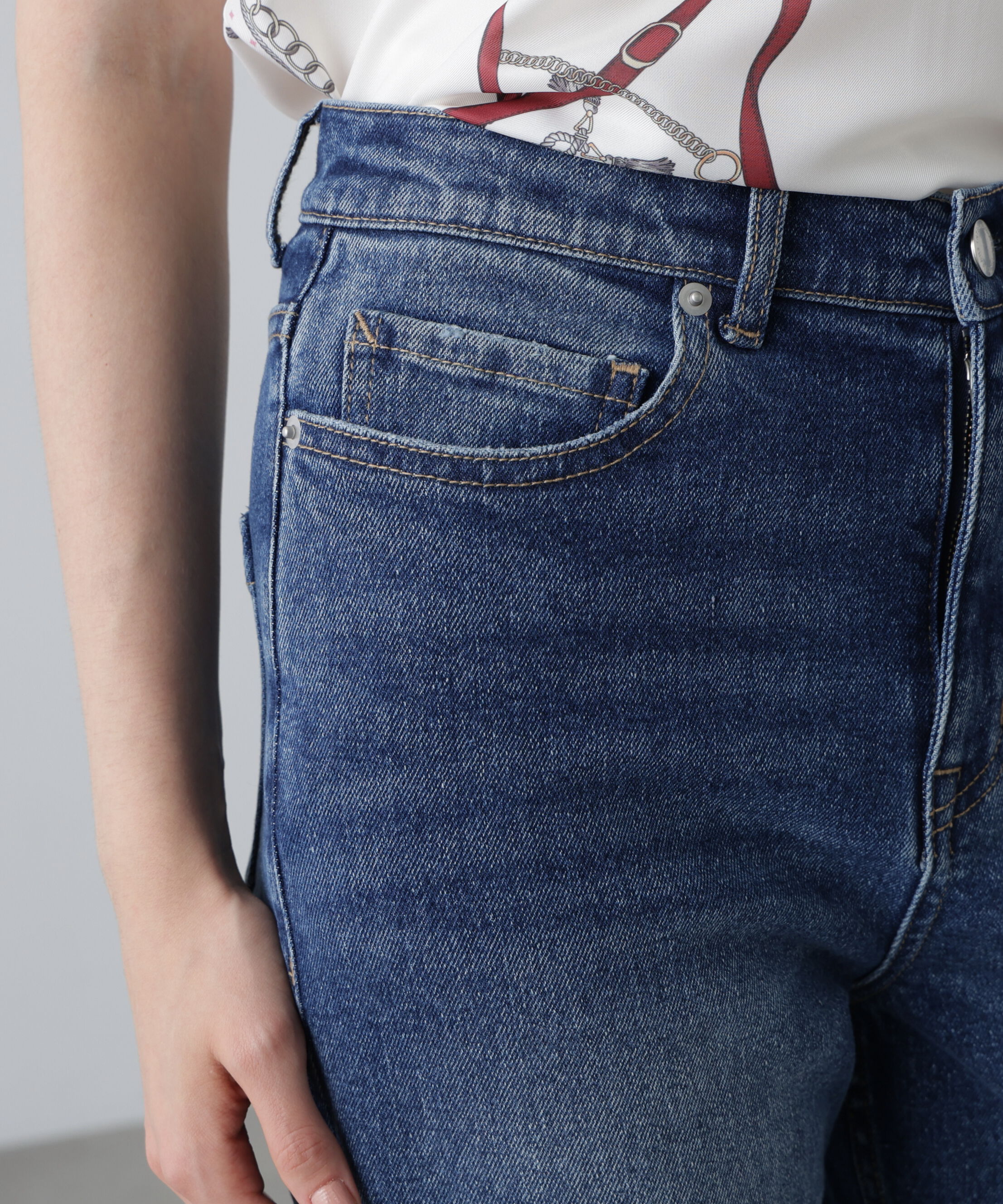  「セミワイドデニムパンツ」|その他|