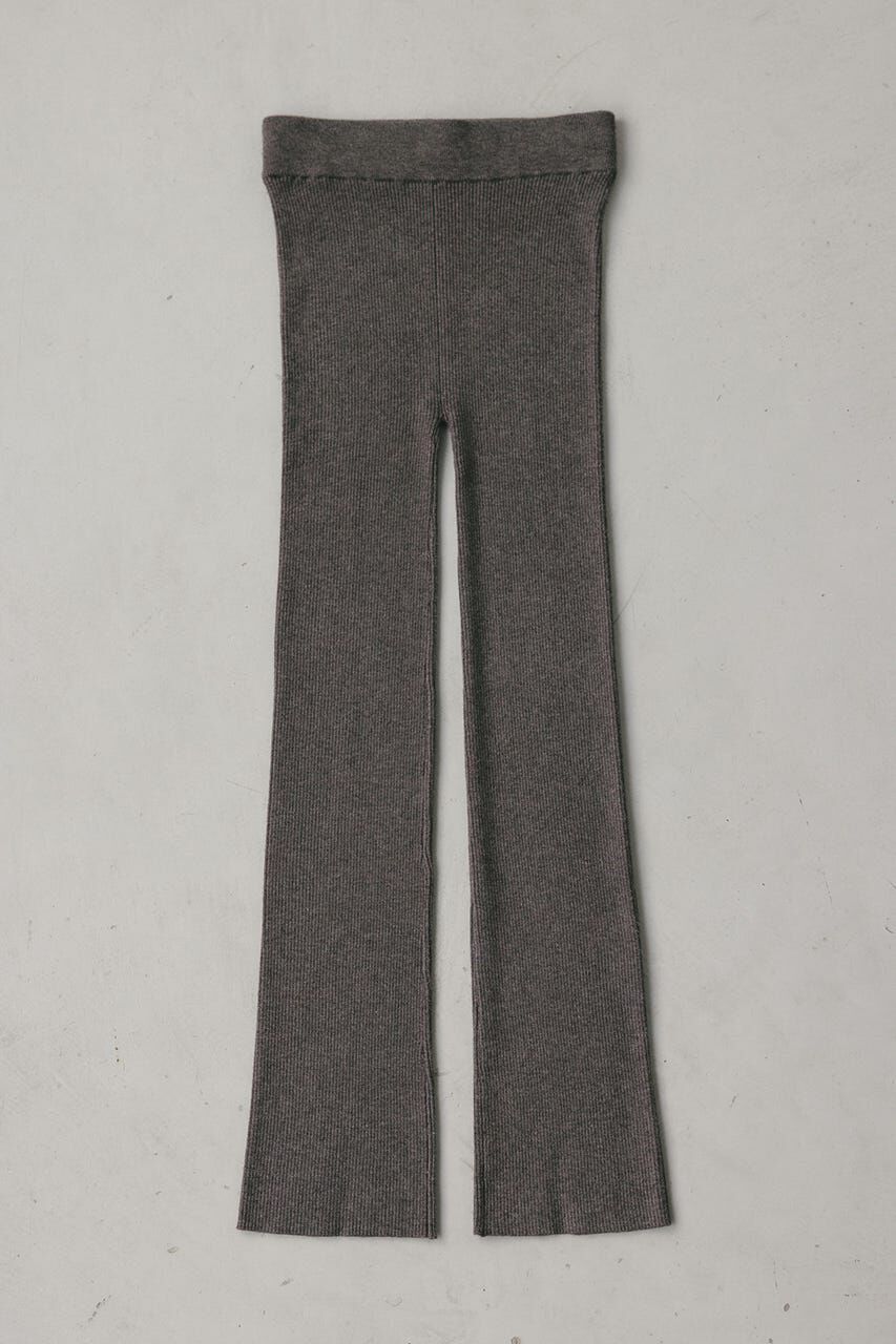 STYLEMIXER「バックスリットニットレギンスパンツ」|その他|GRY