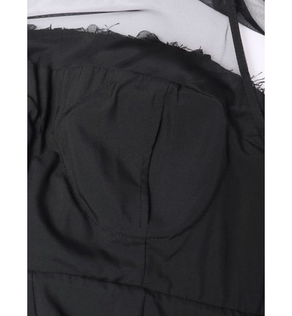 LAGUNAMOON「LADYデコレーションレイヤードパンツドレス」|ドレス|
