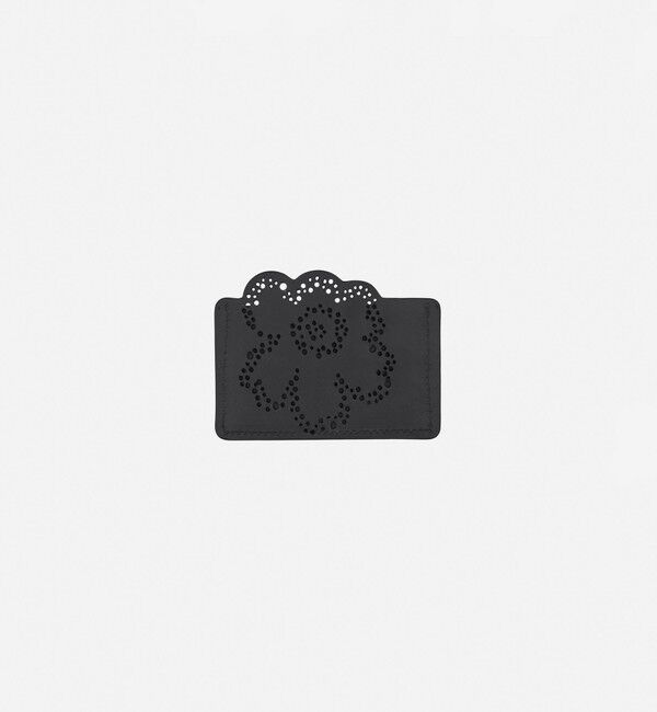 Marimekko「Imprint Card Holder Unikko」|その他|ブラック