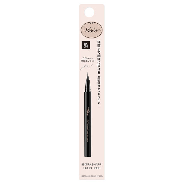 Visee「ヴィセ エクストラシャープ リキッドライナー BK001 ブラック 無香料 (0.4mL)」|アイライナー|