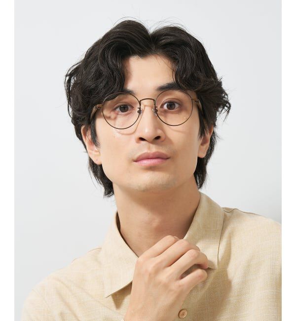  「ボストン型 メガネ | 中顔面短縮みえメガネ ラバーテンプル 伊達メガネ Zoff｜FASHION レンズ交換券付」|メガネ|