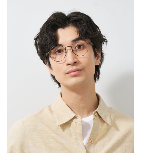  「ボストン型 メガネ | 中顔面短縮みえメガネ ラバーテンプル 伊達メガネ Zoff｜FASHION レンズ交換券付」|メガネ|