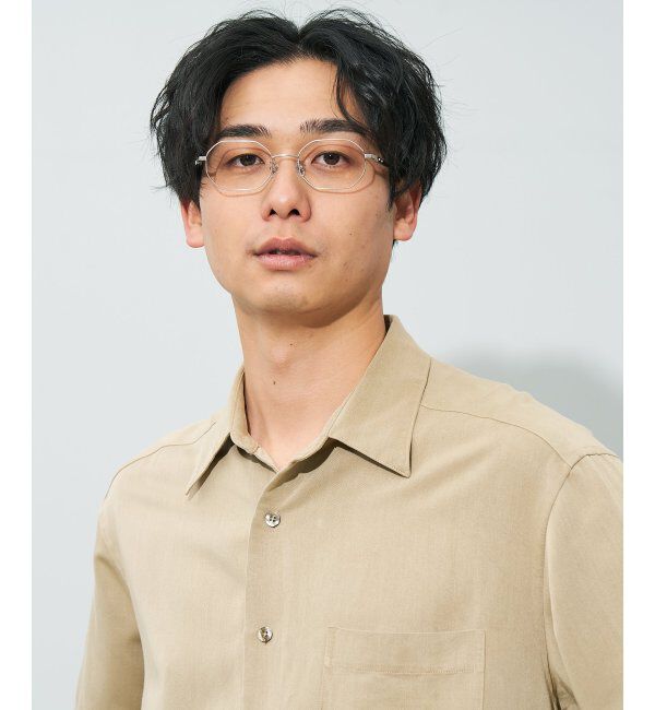  「ウエリントン型メガネ｜読書 レディース 女性用 大人可愛い 大理石｜Zoff｜CHIC レンズ交換券付」|メガネ|