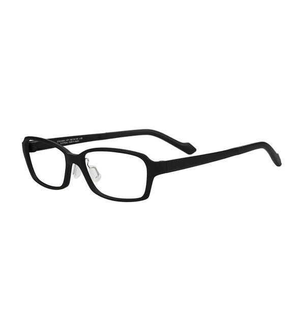  「スクエア型 メガネ | 軽量 柔軟性 鼻パッド 眼鏡 伊達めがね 度付き Zoff SMART レンズ交換券付」|メガネ|