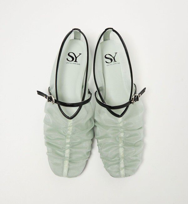 ODETTE E ODILE「＜SY＞シースルーギャザーベルトフラット10&uarr;」|パンプス|KELLY