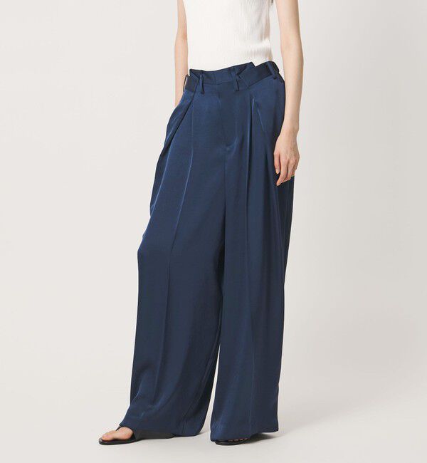 AEWEN MATOPH「＜AEWEN MATOPH＞サテンインタックパンツ ‐ ウォッシャブル - 」|その他|