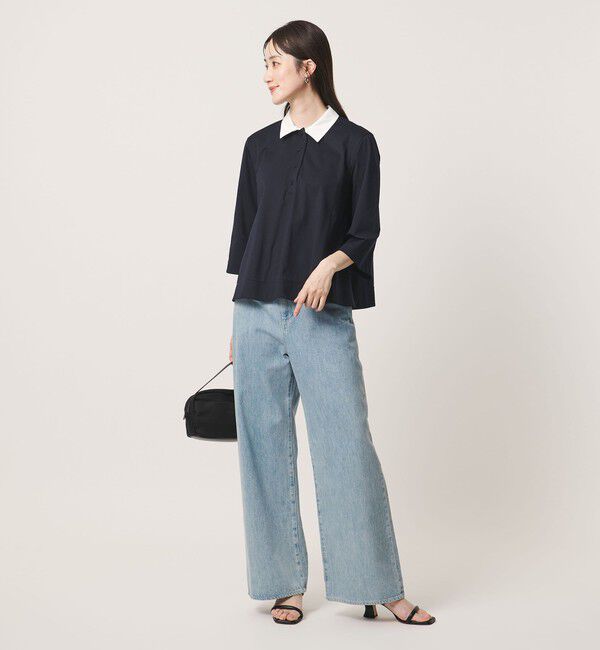 UNITED ARROWS「トリコット テントライン ポロシャツ」|Tシャツ・カットソー|