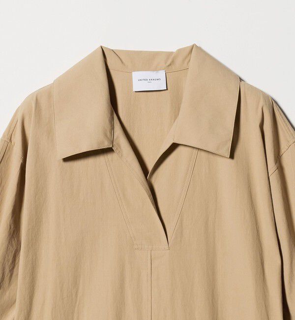 UNITED ARROWS「コットン スキッパー シャツ ワンピース ‐ウォッシャブル‐」|ワンピース|