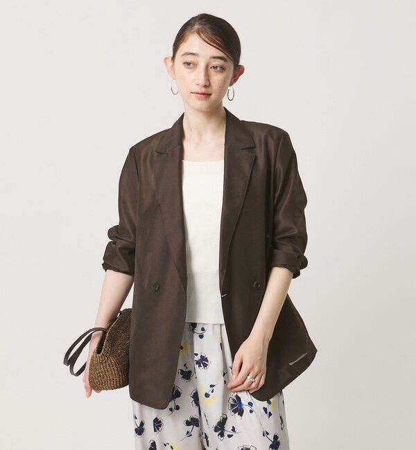UNITED ARROWS「シアー テーラードジャケット ‐ウォッシャブル‐」|テーラードジャケット|