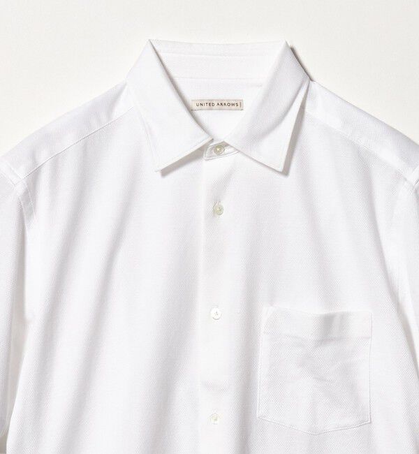 UNITED ARROWS「ロイヤルオックス ショートスリーブ セミワイドカラーシャツ  COMFORT EASY―MODEL 抗菌防臭」|シャツ・ブラウス|