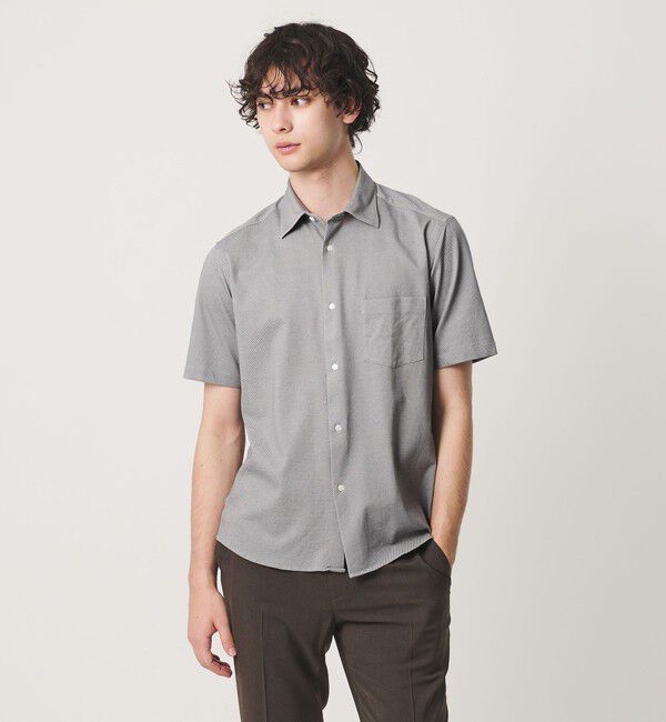 UNITED ARROWS「ロイヤルオックス ショートスリーブ セミワイドカラーシャツ  COMFORT EASY―MODEL 抗菌防臭」|シャツ・ブラウス|