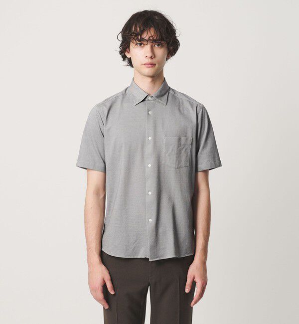 UNITED ARROWS「ロイヤルオックス ショートスリーブ セミワイドカラーシャツ  COMFORT EASY―MODEL 抗菌防臭」|シャツ・ブラウス|