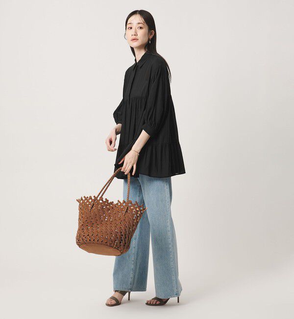 UNITED ARROWS「ボイル ティアード チュニック」|シャツ・ブラウス|